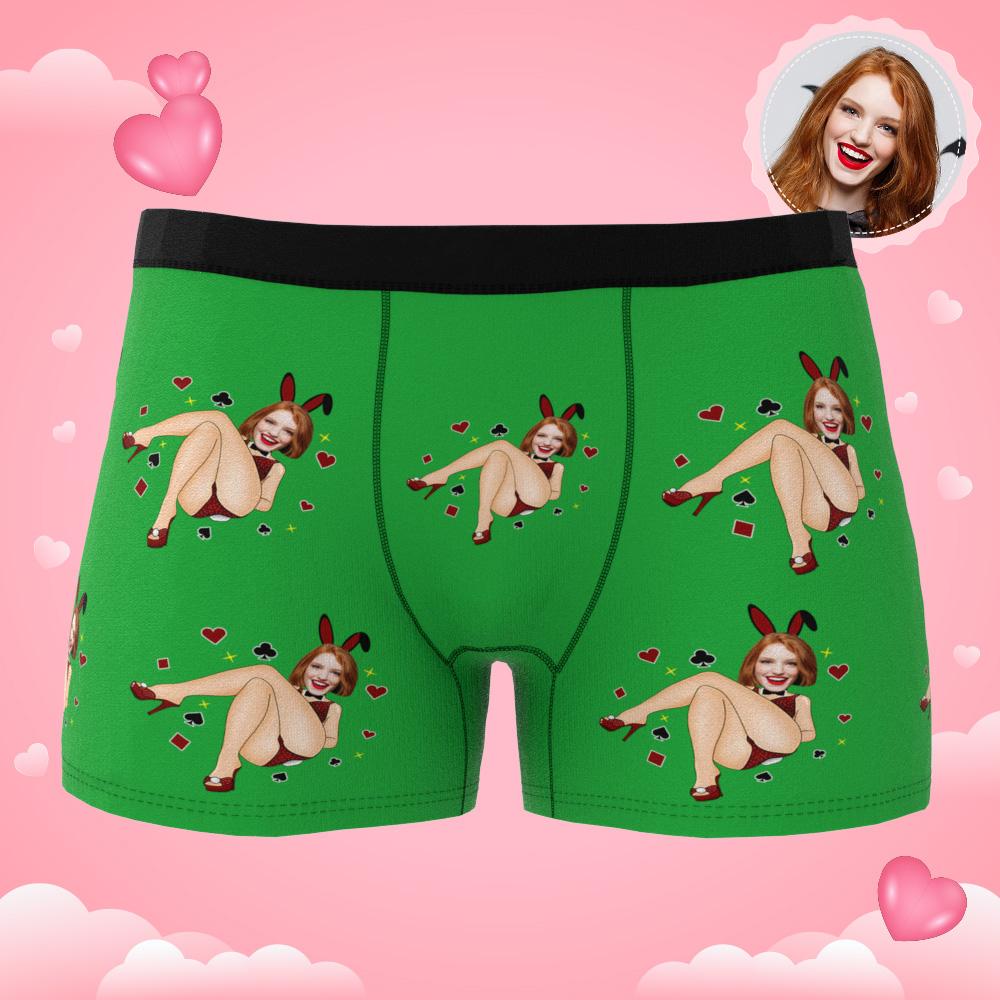 Personalizowana figurka królika w bieliźnie na Walentynki dla chłopaka