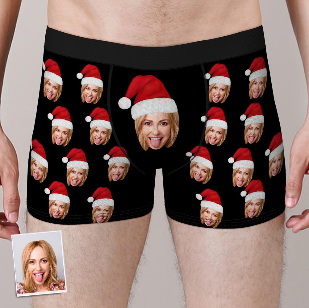 Personalizowane bokserki z nadrukiem zdjęcia na prezent dla mężczyzny na Święta