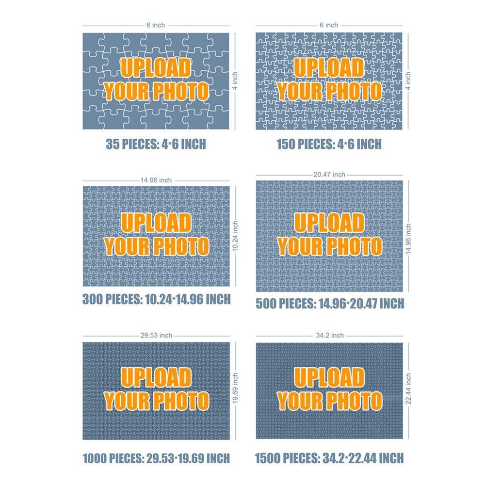 Puzzle na Dzień Babci i Dziadka - prezent dla dziadków w 6 rozmiarach