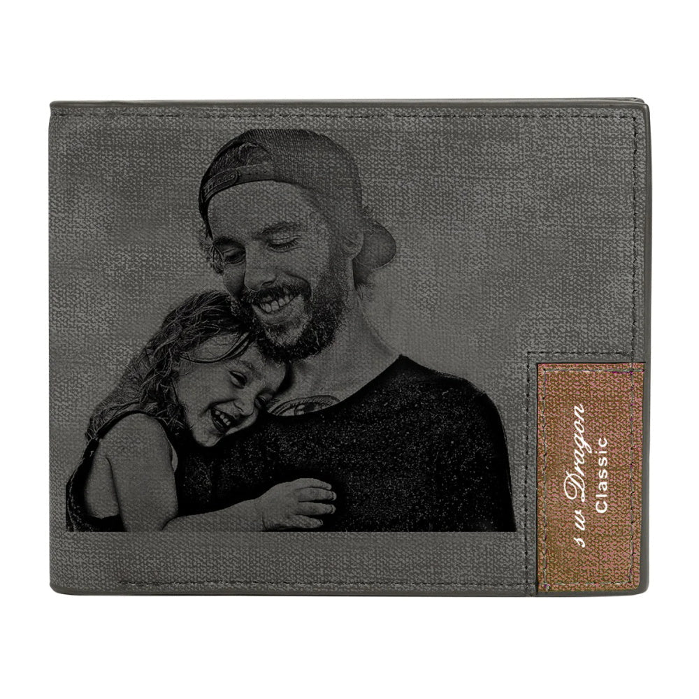 Portfel na Dzień Dziadka - prezent dla dziadka z personalizowanym zdjęciem