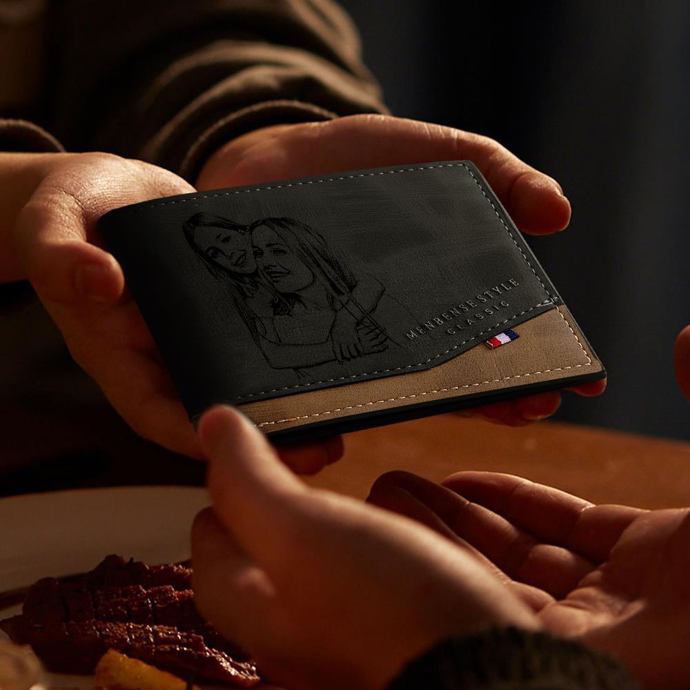 Portfel skórzany z grawerem na Dzień Dziadka - prezent dla dziadka