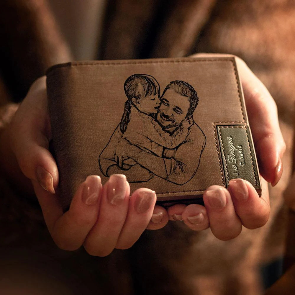 Portfel na Dzień Dziadka - prezent dla dziadka z personalizowanym zdjęciem