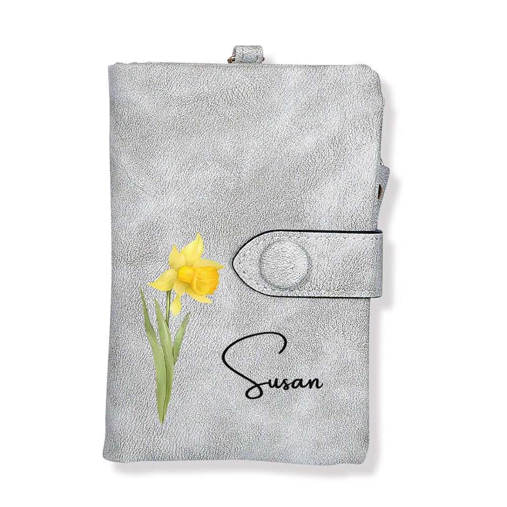 Portfel z imieniem na Dzień Babci - prezent dla babci na urodziny