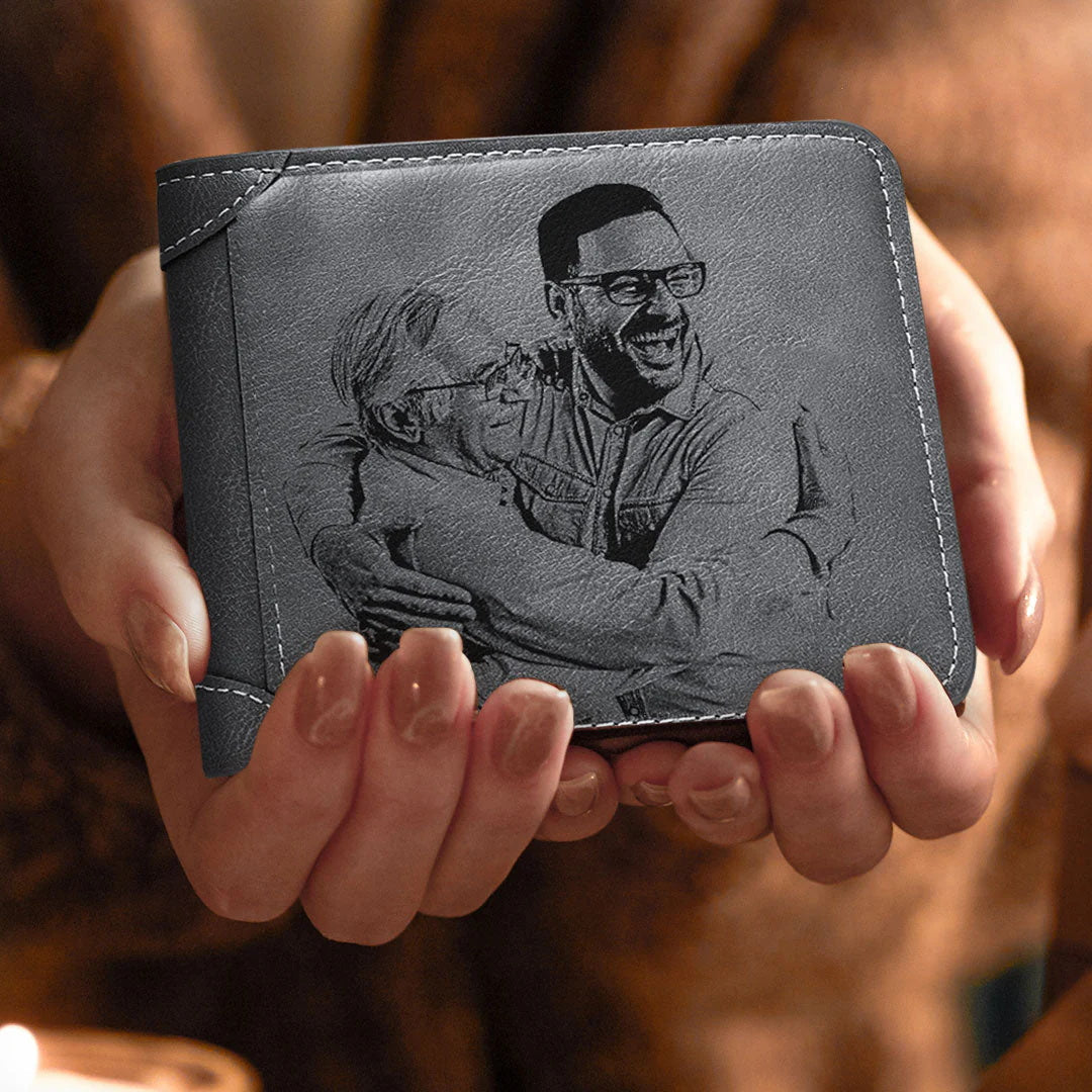 Portfel na Dzień Dziadka - prezent dla dziadka z personalizowanym zdjęciem