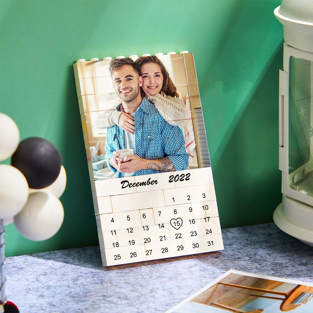 Personalizowana kostka ze zdjęciami na ważne daty, prezent dla niego