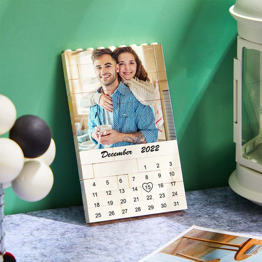 Personalizowana kostka ze zdjęciami na ważne daty, prezent dla niego