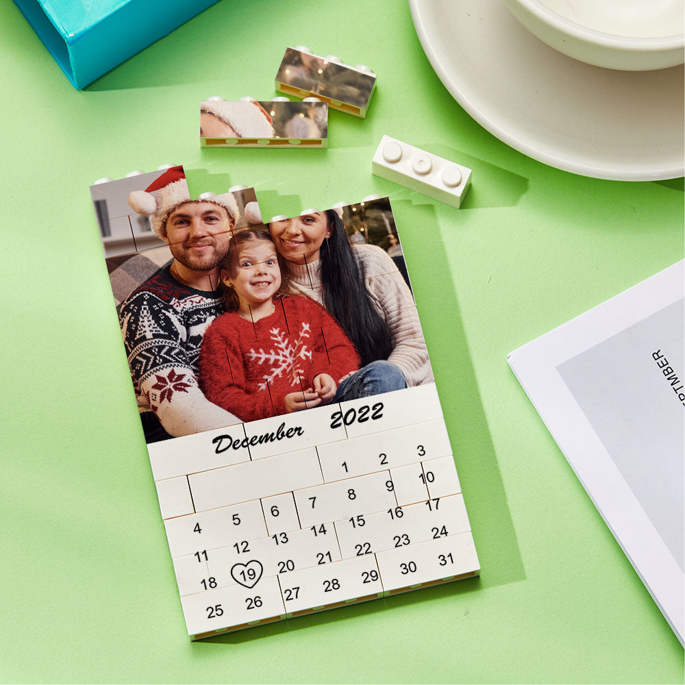 Personalizowana kostka ze zdjęciami na ważne daty, prezent dla niego