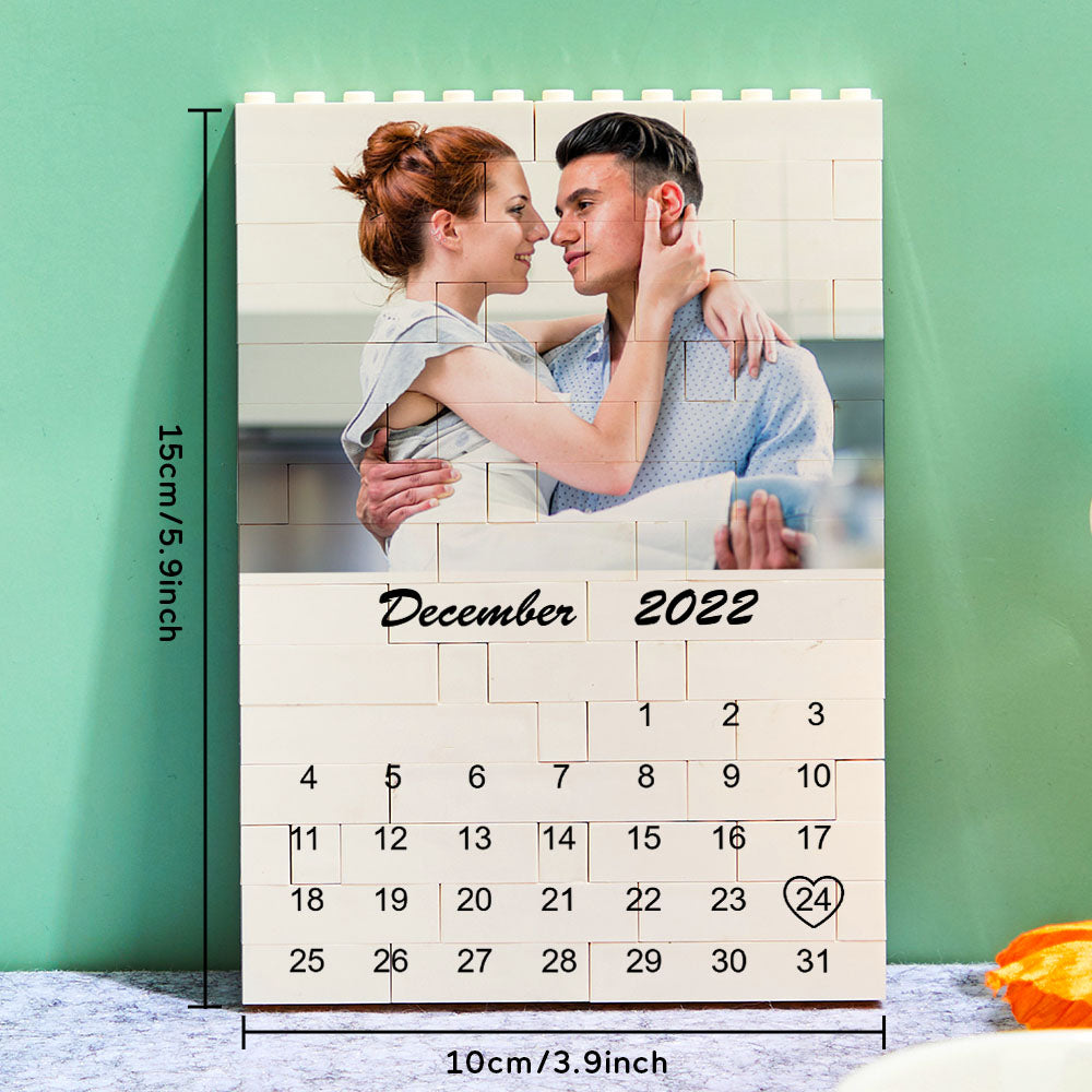 Personalizowana kostka ze zdjęciami na ważne daty, prezent dla niego