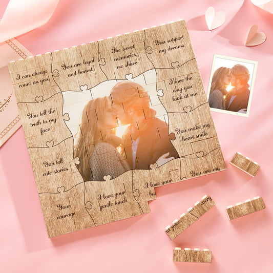 Personalizowana kostka ze zdjęciami na prezent dla niej lub dla niego na rocznicę