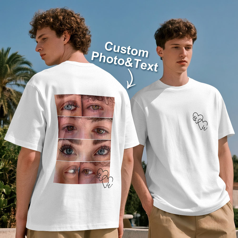 Personalizowana koszulka z nadrukiem dla pary na Walentynki prezent