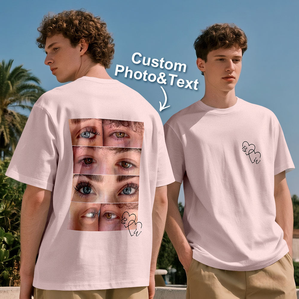 Personalizowana koszulka z nadrukiem dla pary na Walentynki prezent
