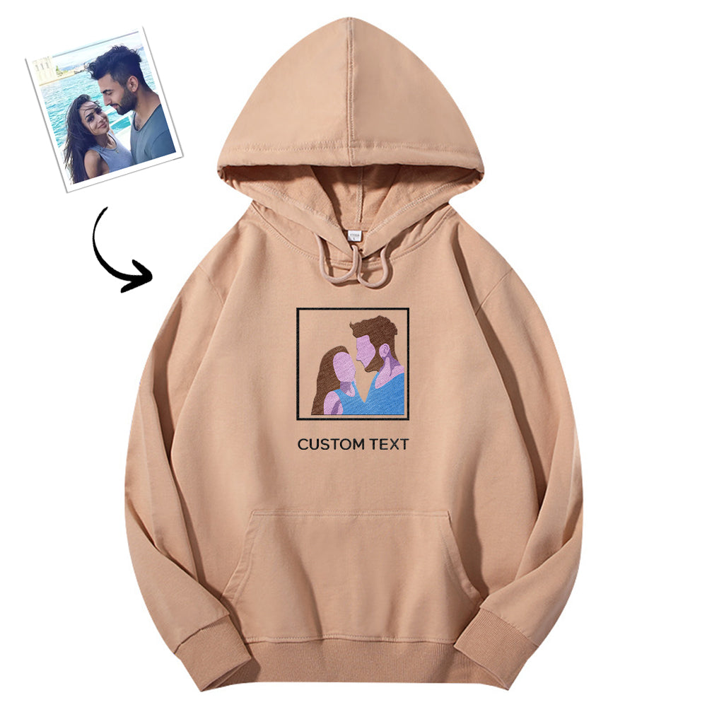 Modna bluza z haftem personalizowanym dla zakochanych na prezent