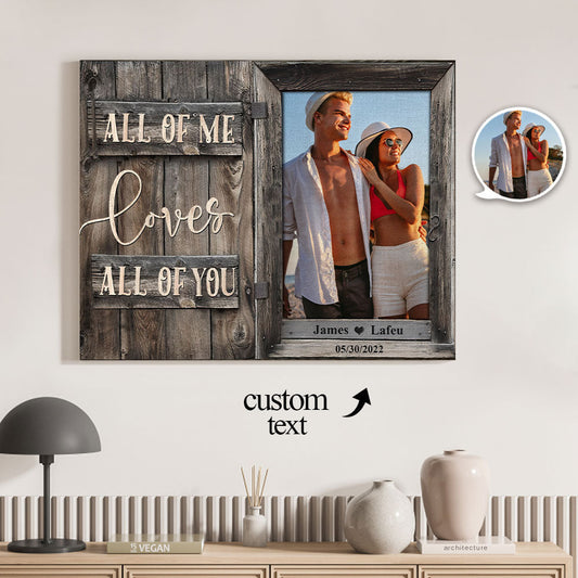 Personalizowany obraz na płótnie z Twoim zdjęciem na prezent urodzinowy dla niej