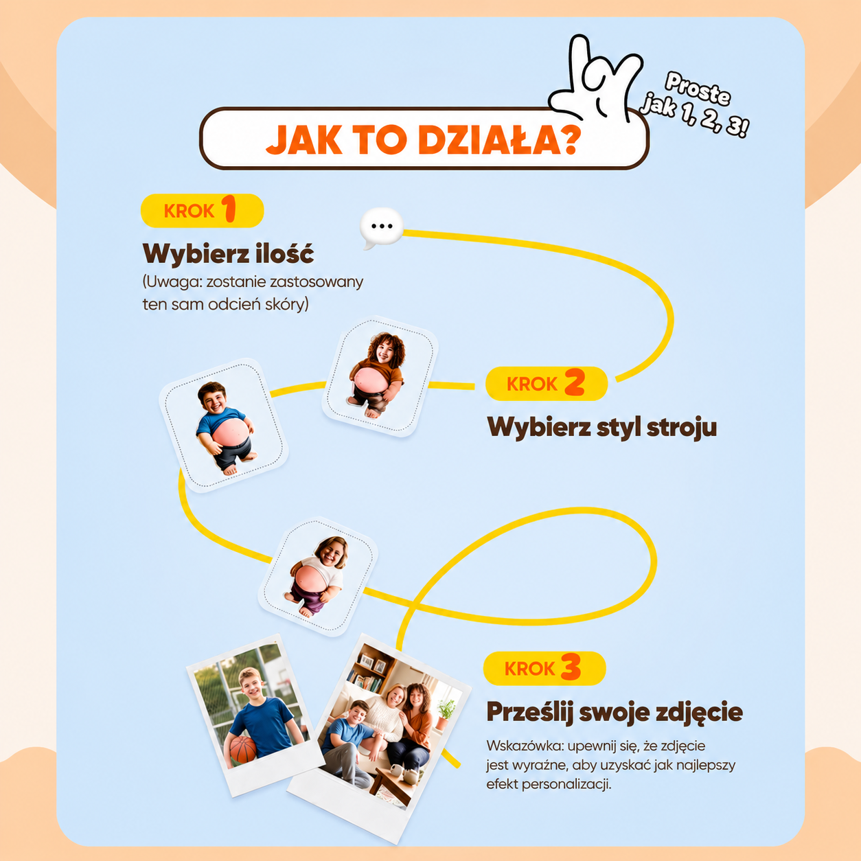 2 Spersonalizowane naklejki-magnesy – z miękkim brzuszkiem
