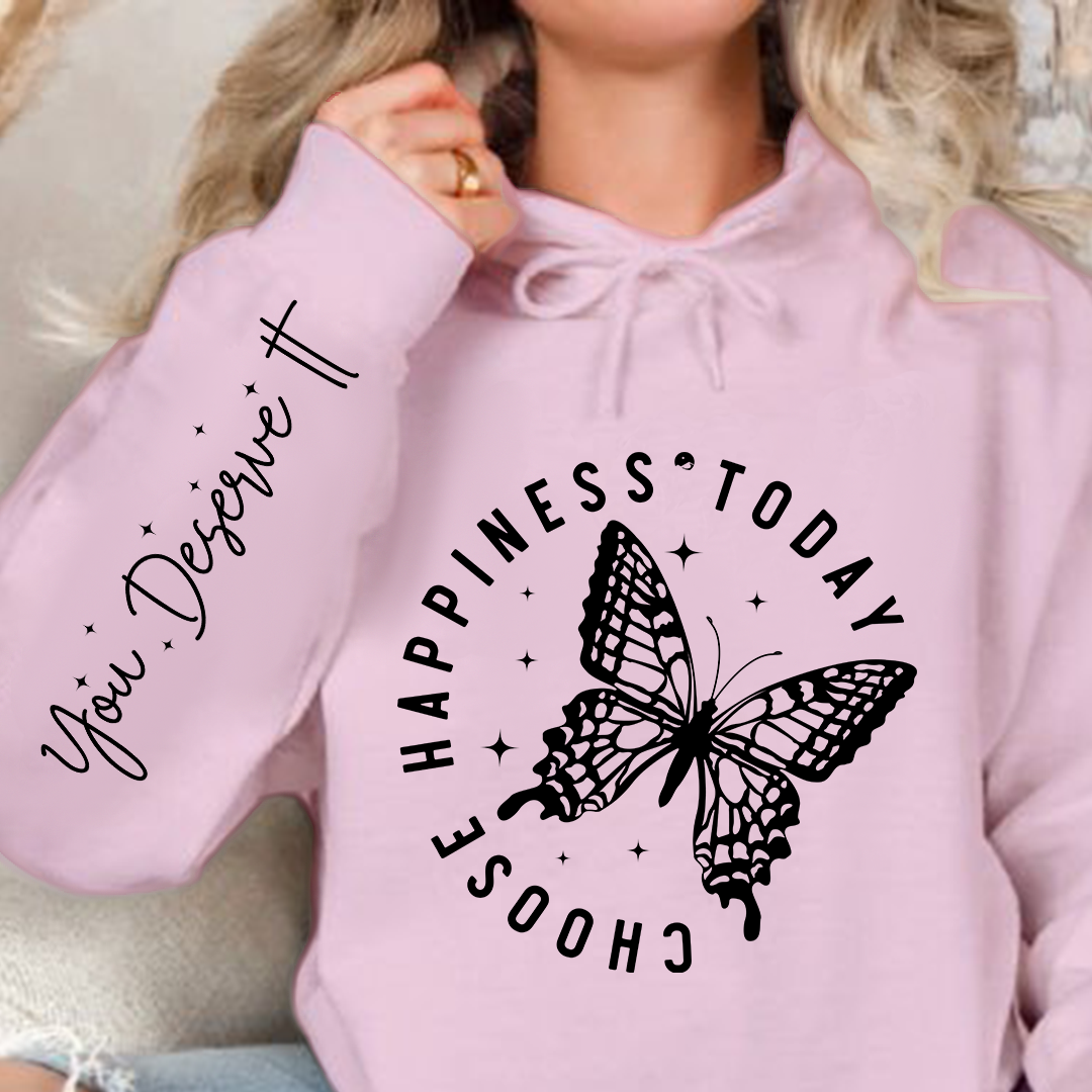 Bluza z kapturem Choose Happiness Today