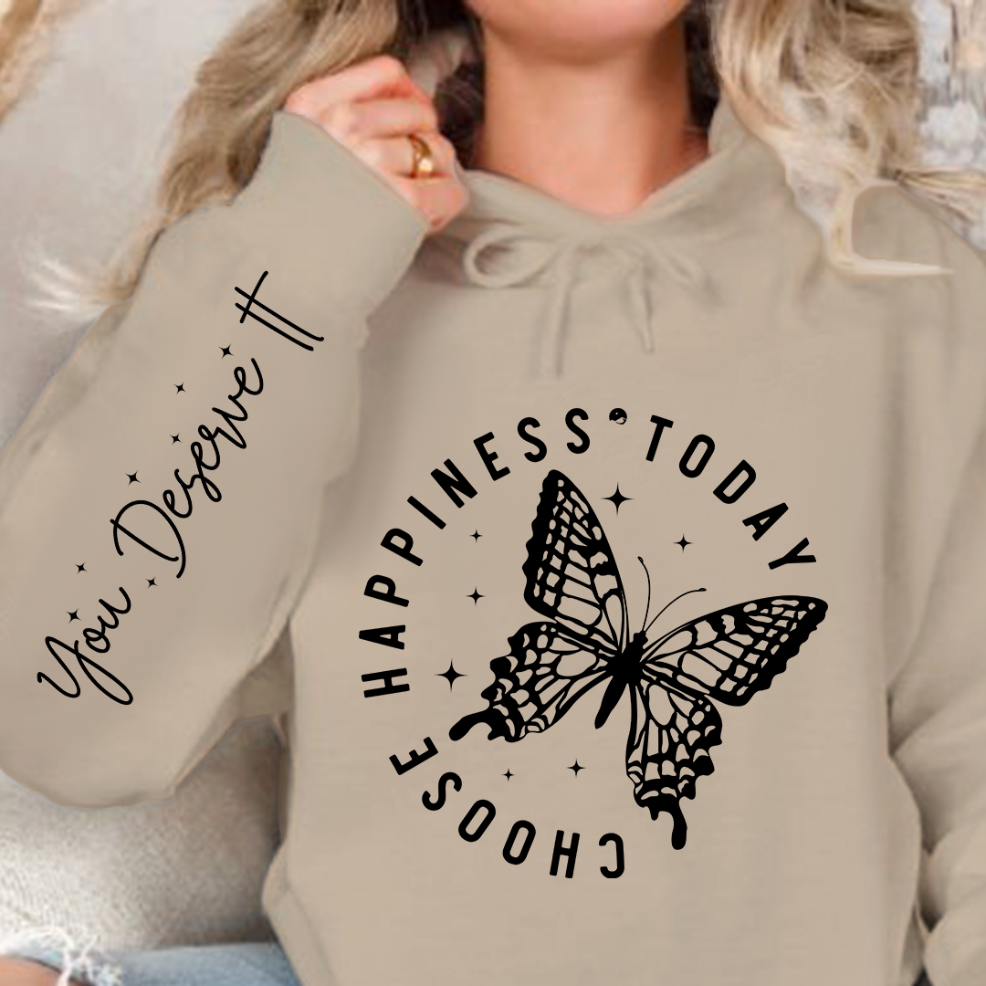 Bluza z kapturem Choose Happiness Today