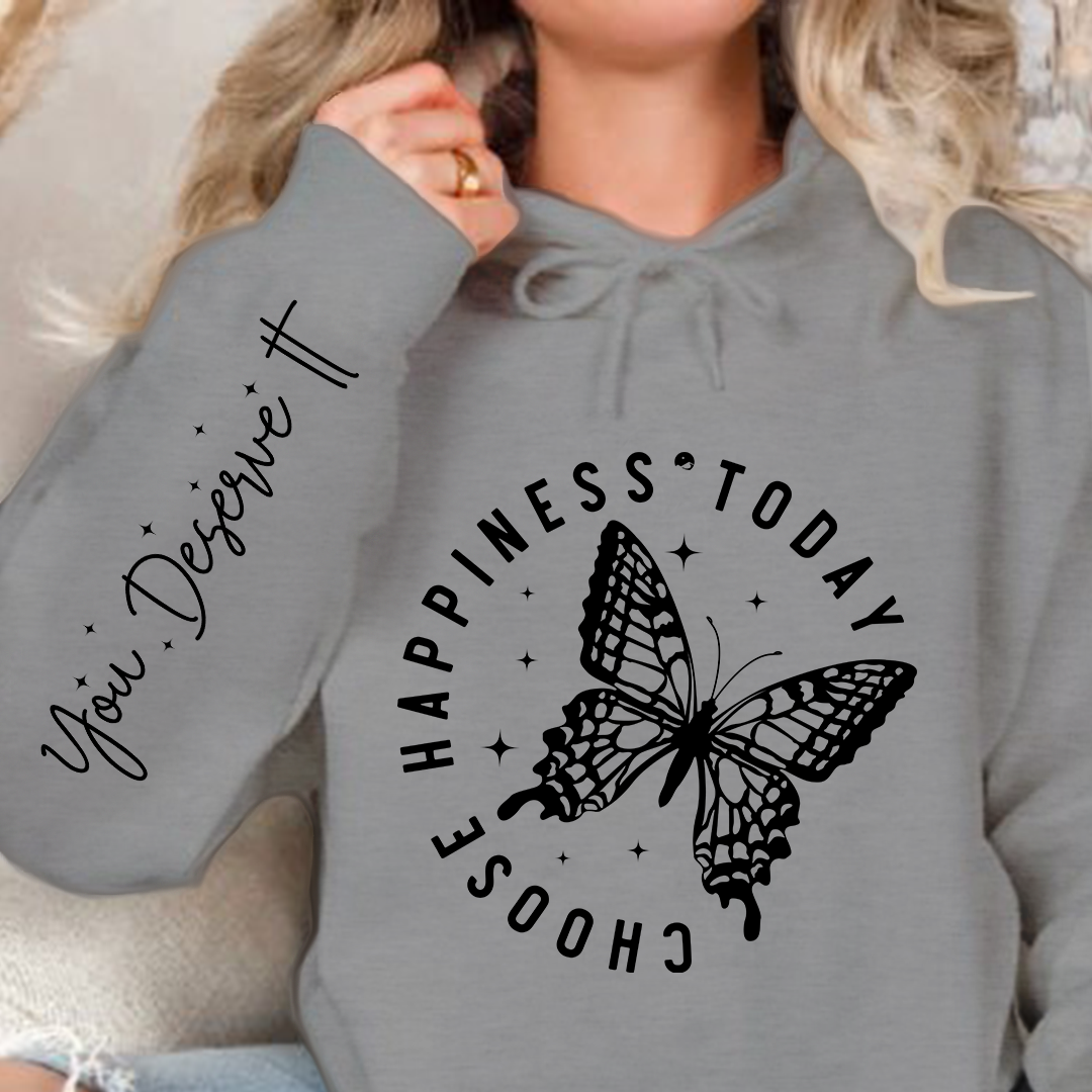 Bluza z kapturem Choose Happiness Today