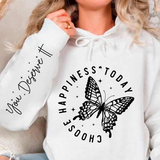 Bluza z kapturem Choose Happiness Today