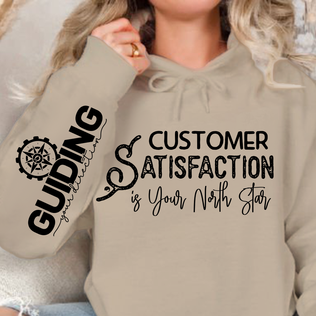 Bluza z kapturem Customer Satisfaction is Your North Star