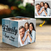 Personalizowana kostka ze zdjęciami na prezent dla rodziny, magiczna ramka