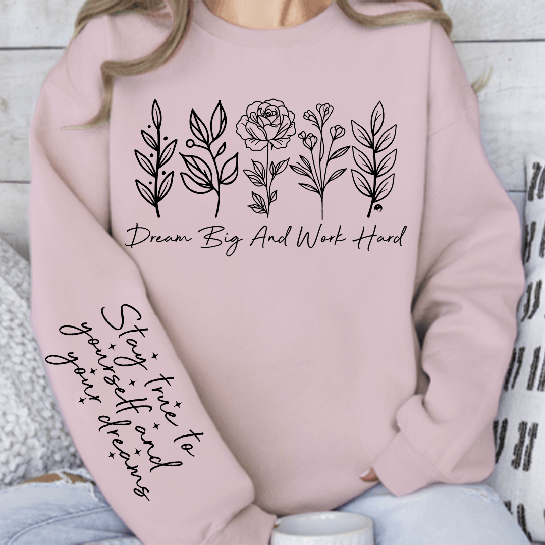 Bluza Unisex Dream big and work hard