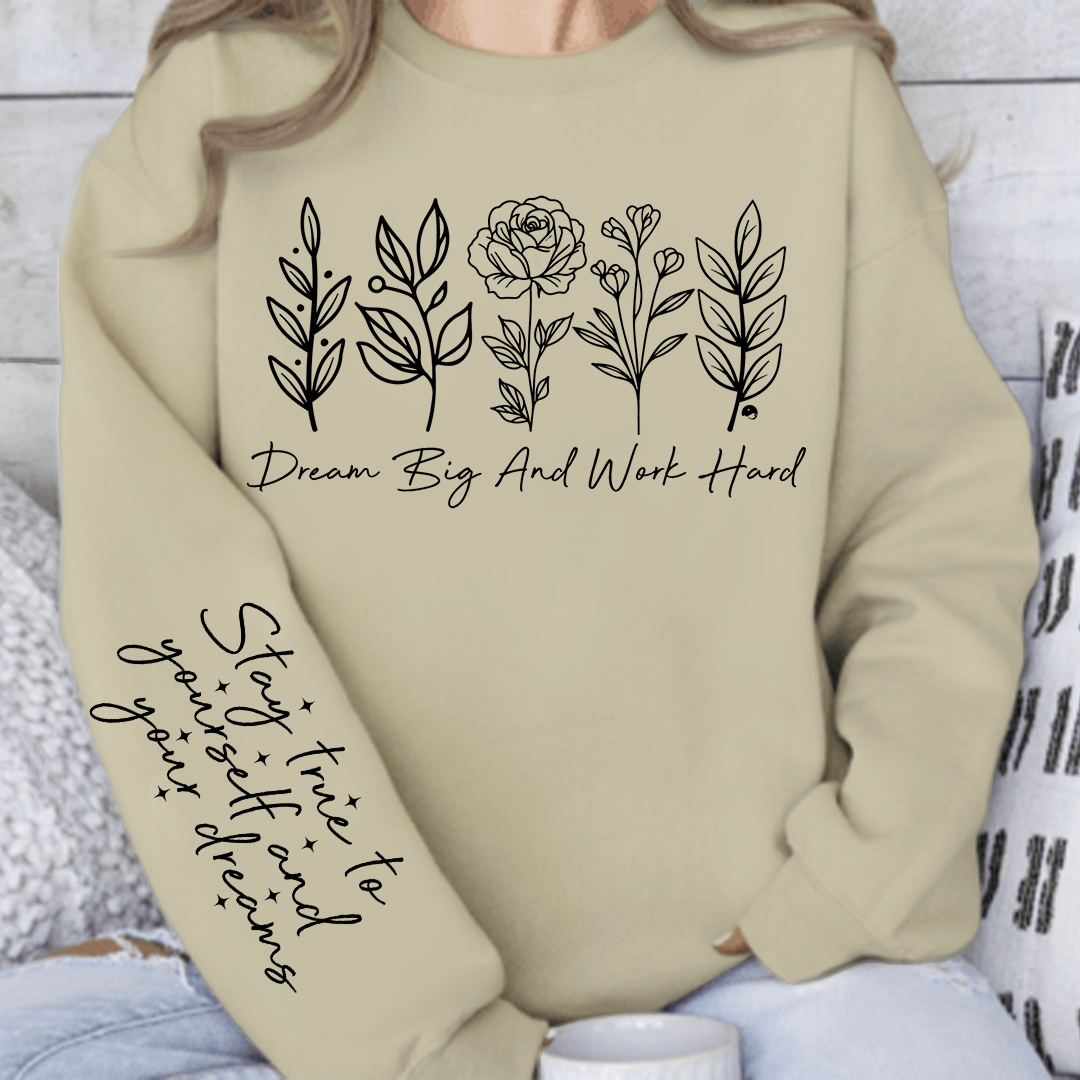 Bluza Unisex Dream big and work hard