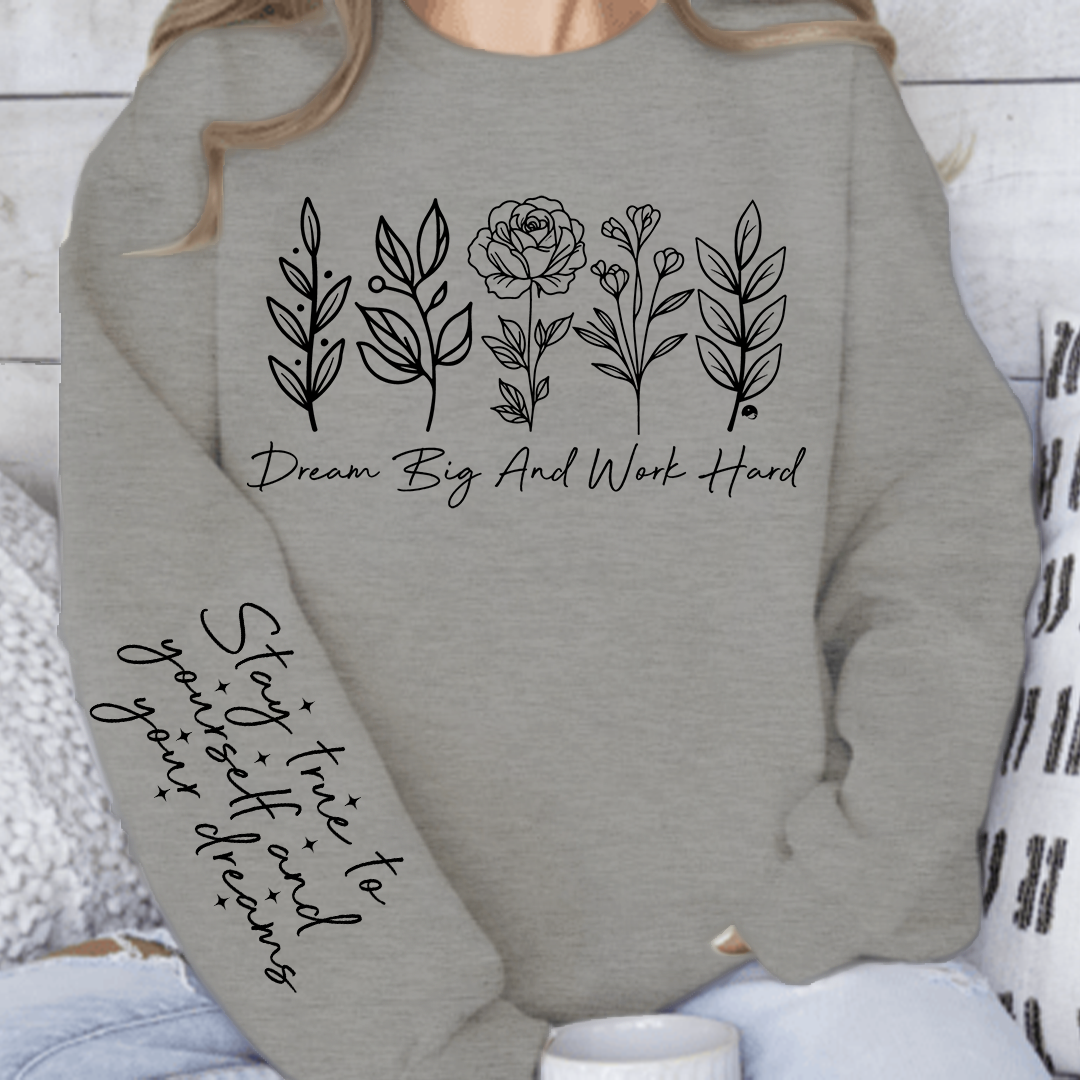 Bluza Unisex Dream big and work hard