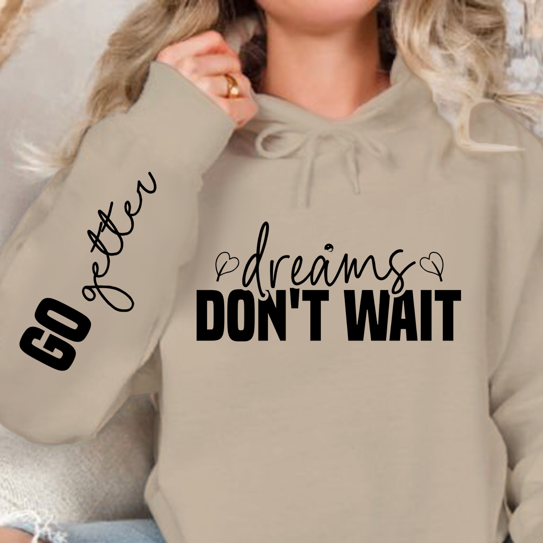 Bluza z kapturem Dreams don't wait