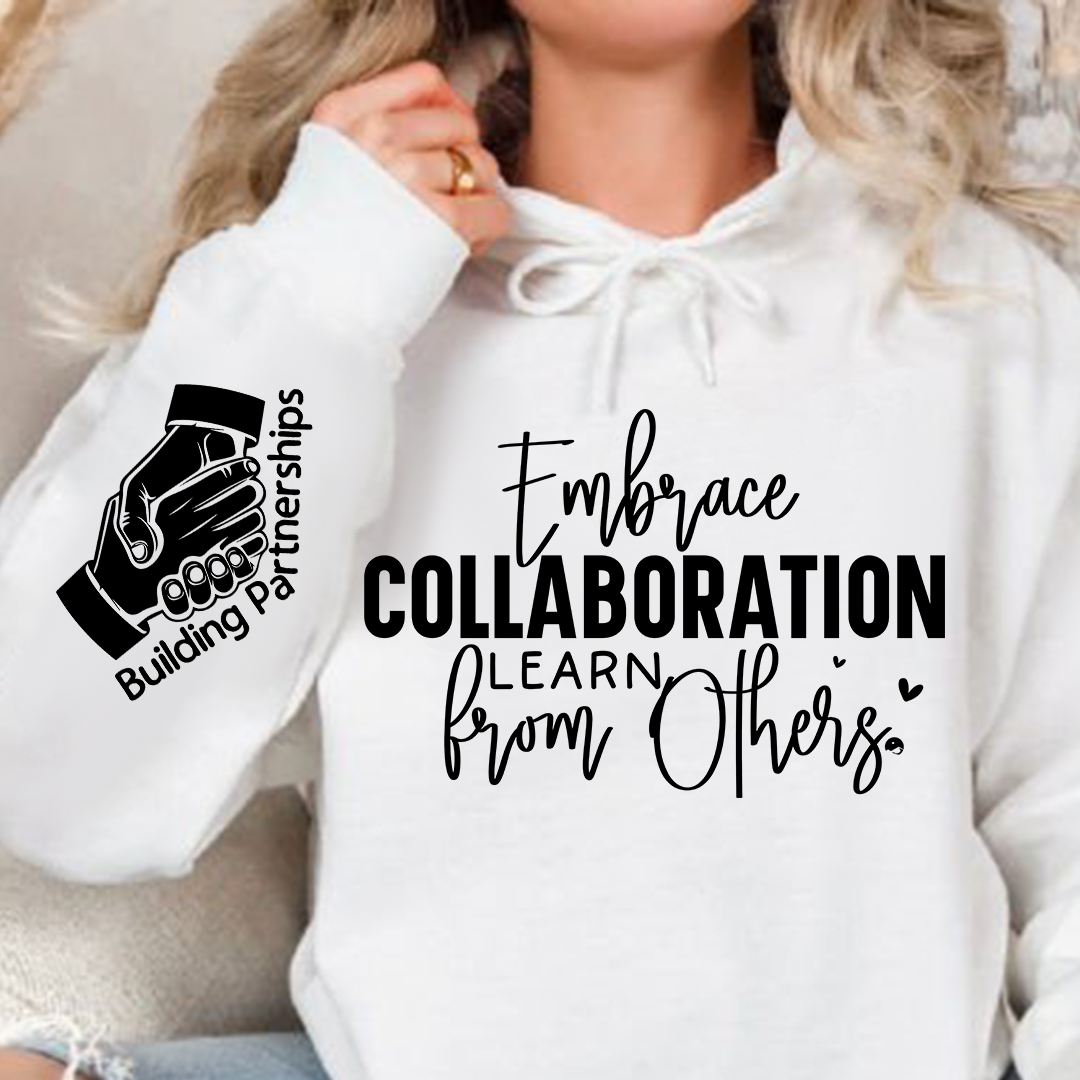 Bluza z kapturem Embrace Collaboration Learn from Others 