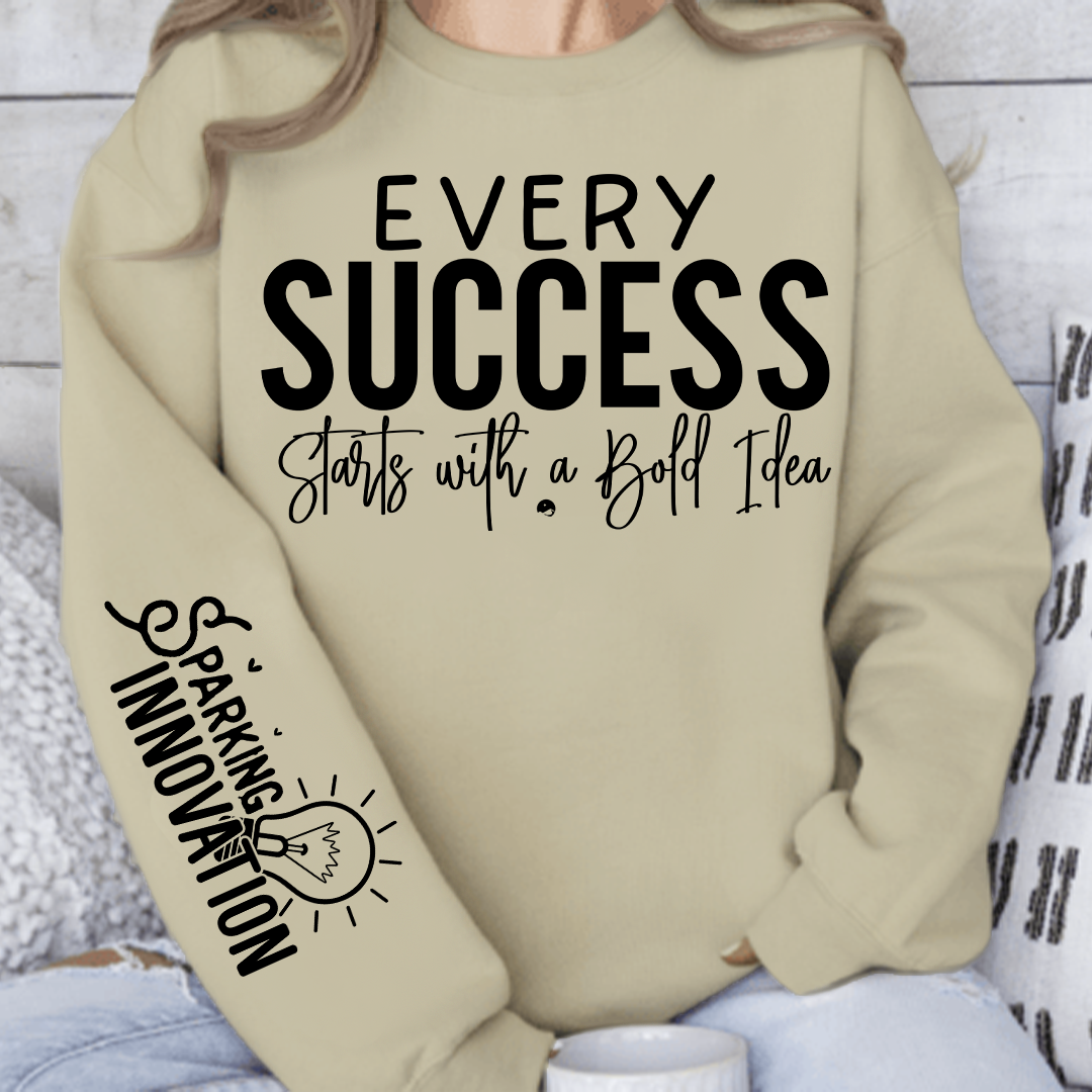 Bluza Unisex Every Success Starts with a Bold Idea