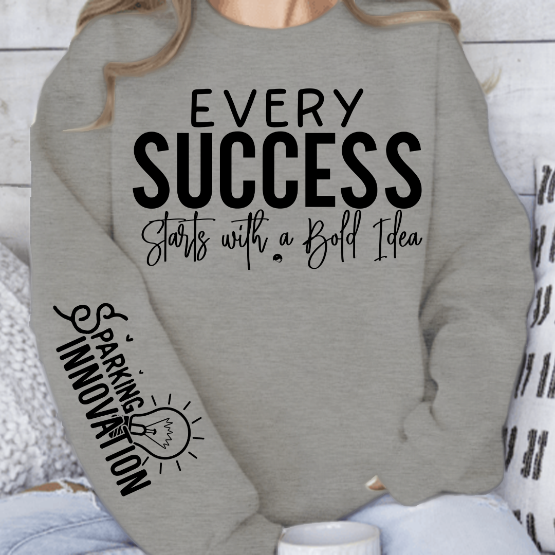 Bluza Unisex Every Success Starts with a Bold Idea