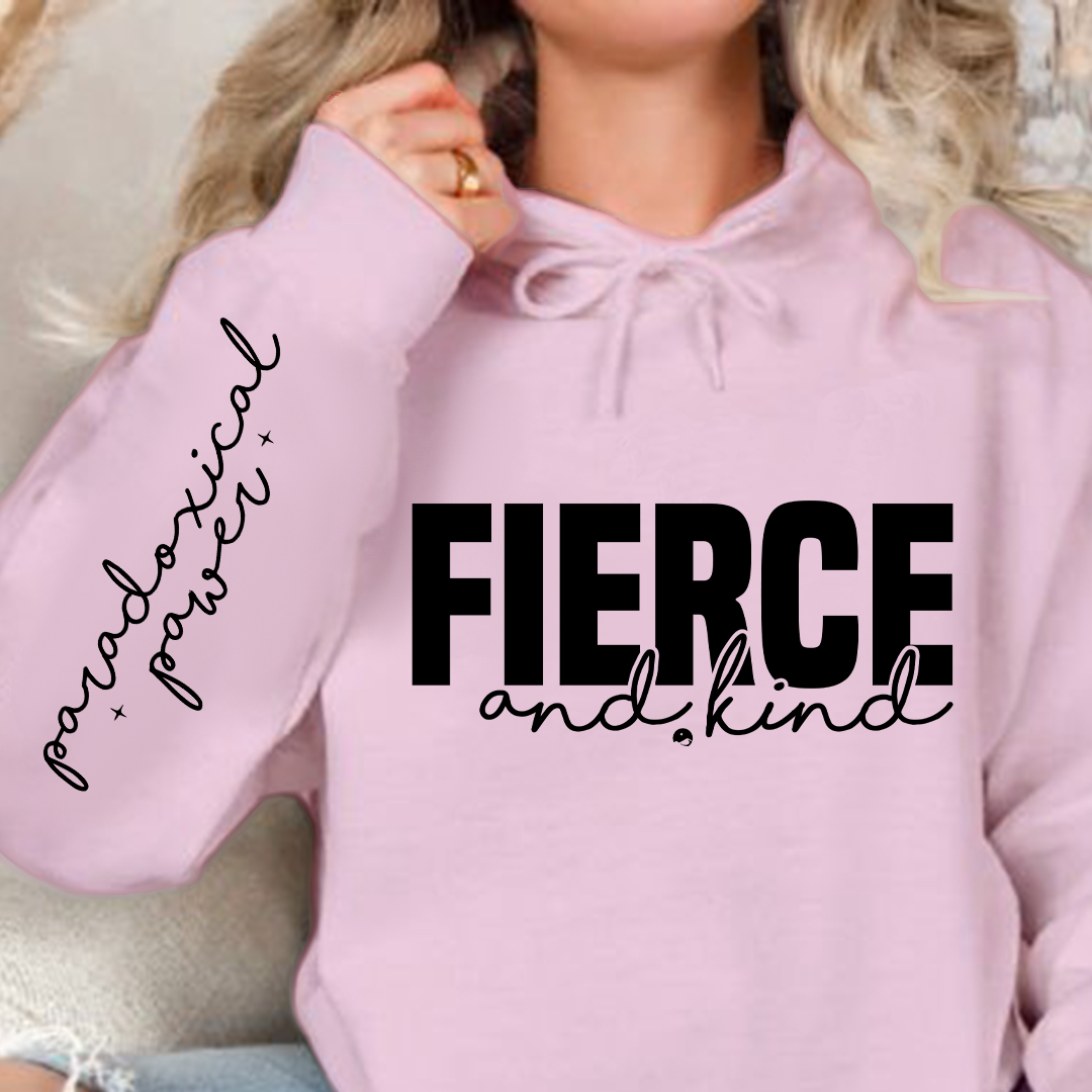 Bluza z kapturem Fierce and kind