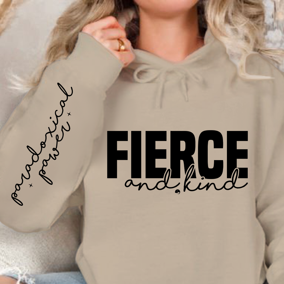 Bluza z kapturem Fierce and kind