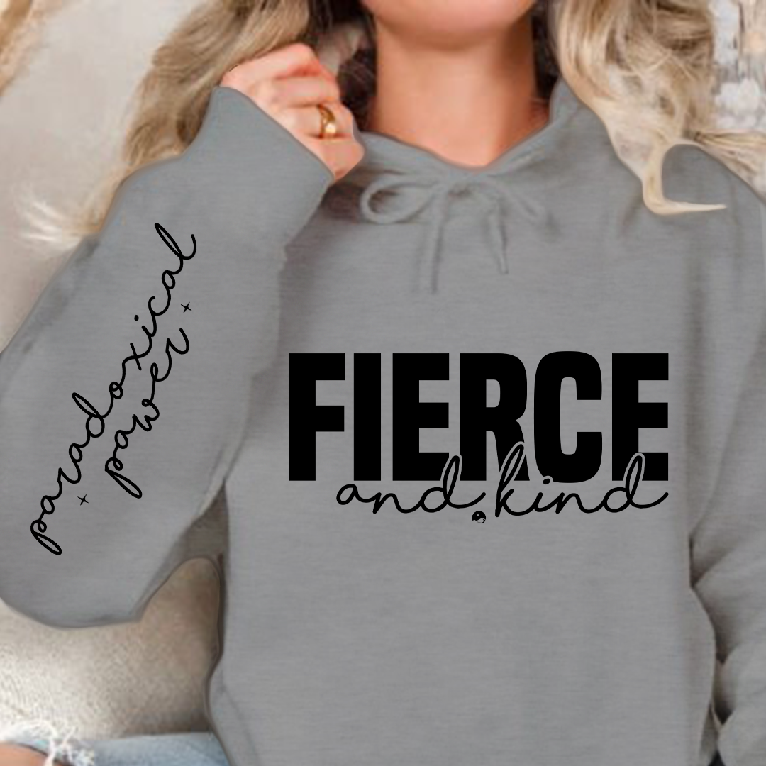 Bluza z kapturem Fierce and kind