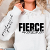 Bluza z kapturem Fierce and kind 