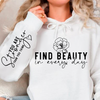 Bluza z kapturem Find beauty in every day 