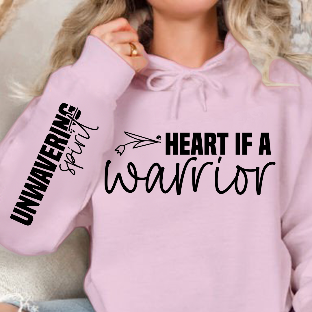 Bluza z kapturem Heart if a warrior
