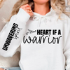 Bluza z kapturem Heart if a warrior 