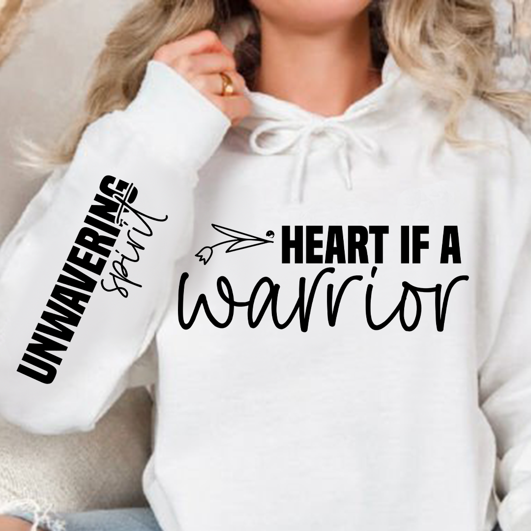 Bluza z kapturem Heart if a warrior 