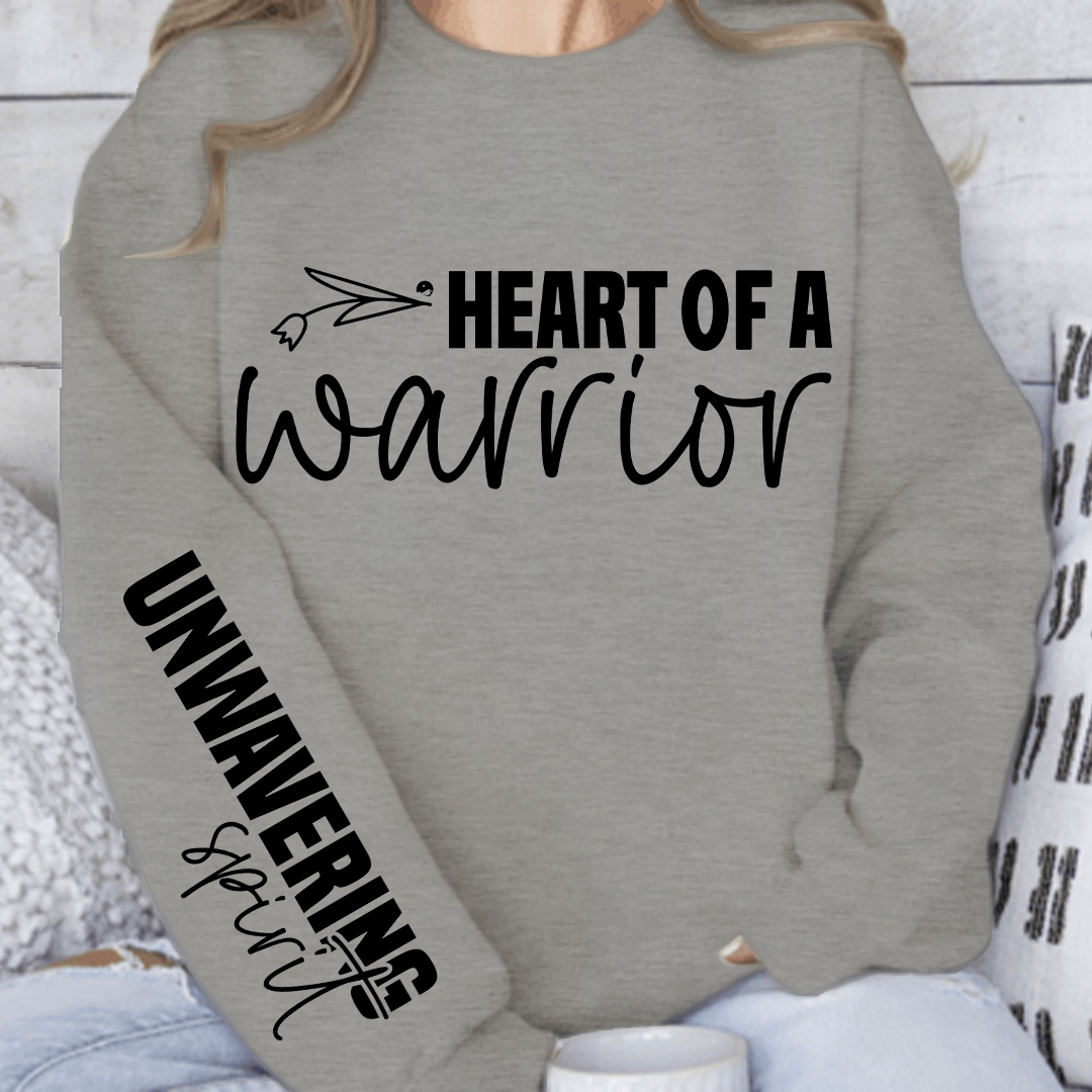 Bluza Unisex Heart of a warrior