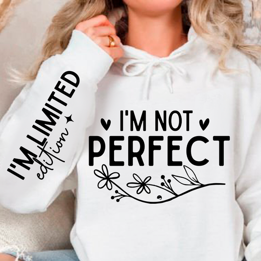 Bluza z kapturem I'm Not Perfect