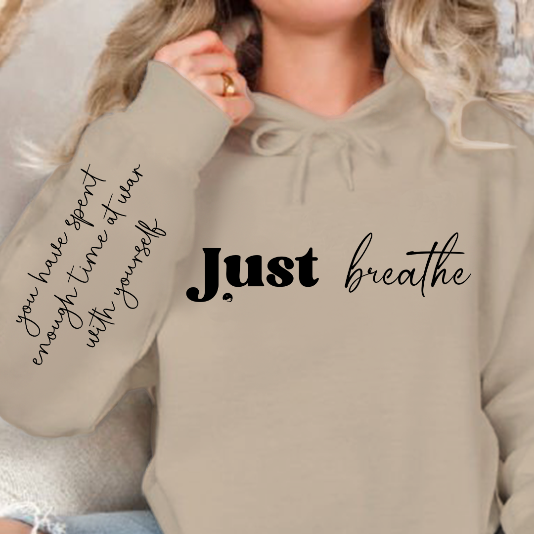 Bluza z kapturem Just Breathe