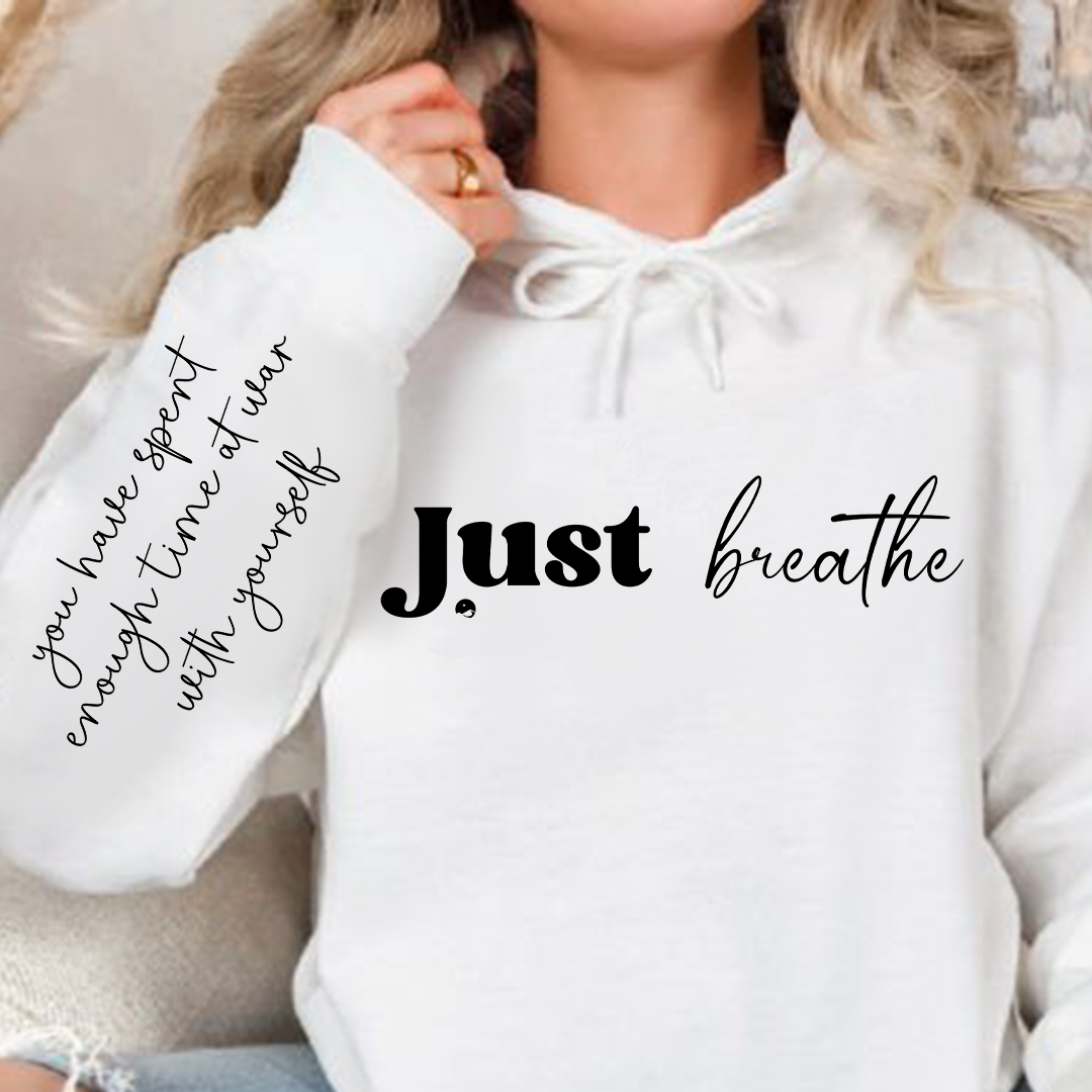 Bluza z kapturem Just Breathe