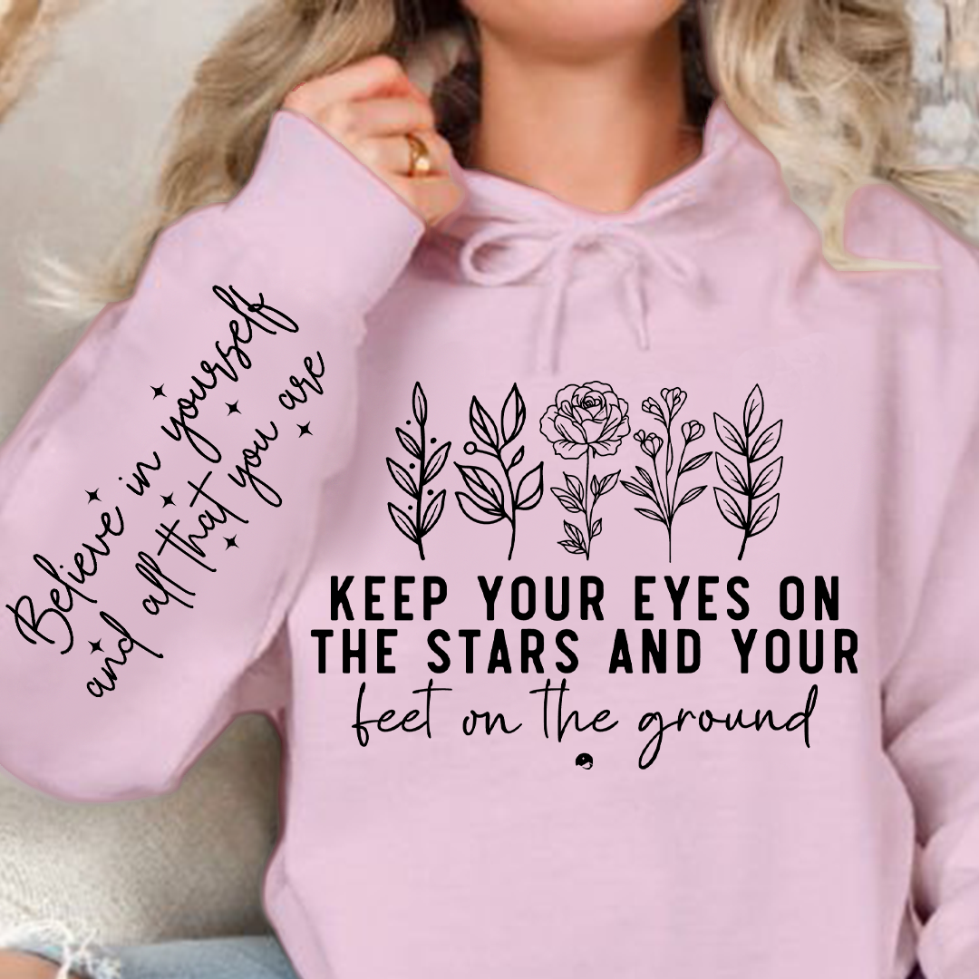 Bluza z kapturem Keep your eyes on the stars