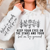 Bluza z kapturem Keep your eyes on the stars 