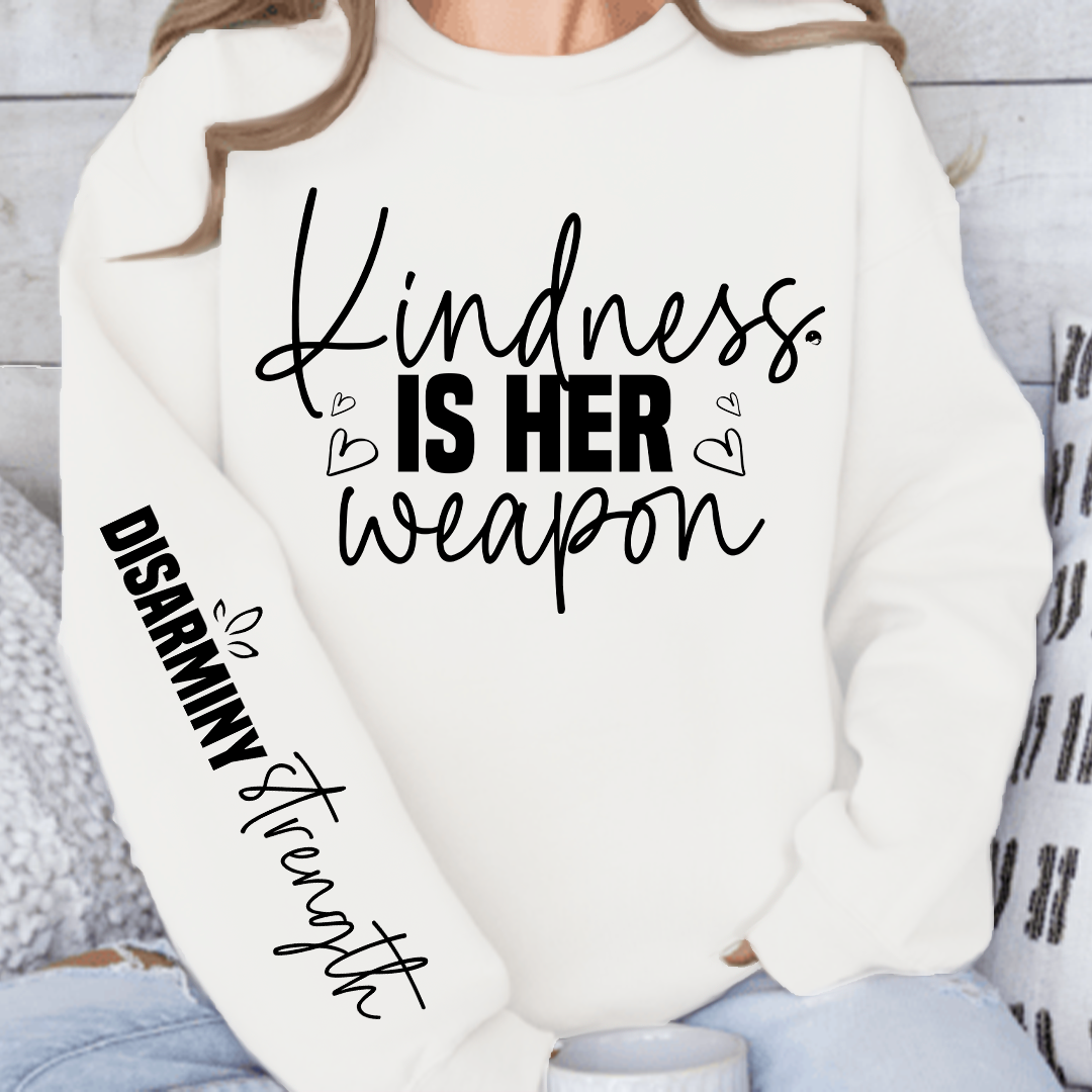 Bluza Oversized Kindness is her weapon