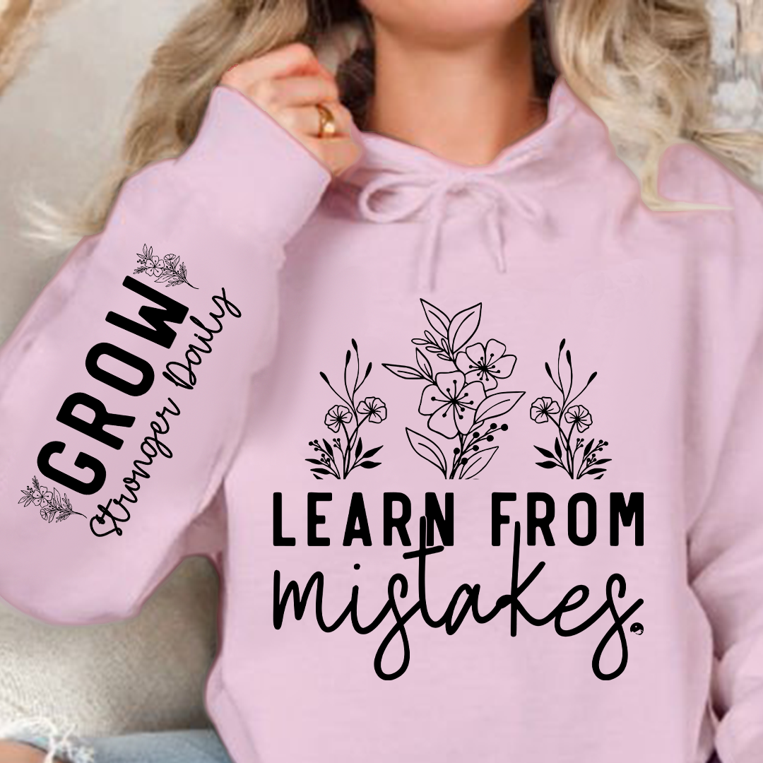 Bluza z kapturem Learn From Mistakes