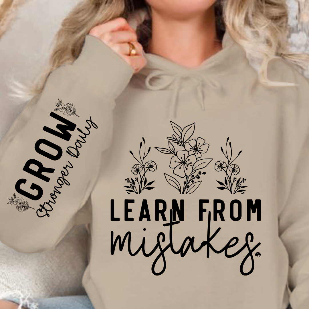 Bluza z kapturem Learn From Mistakes