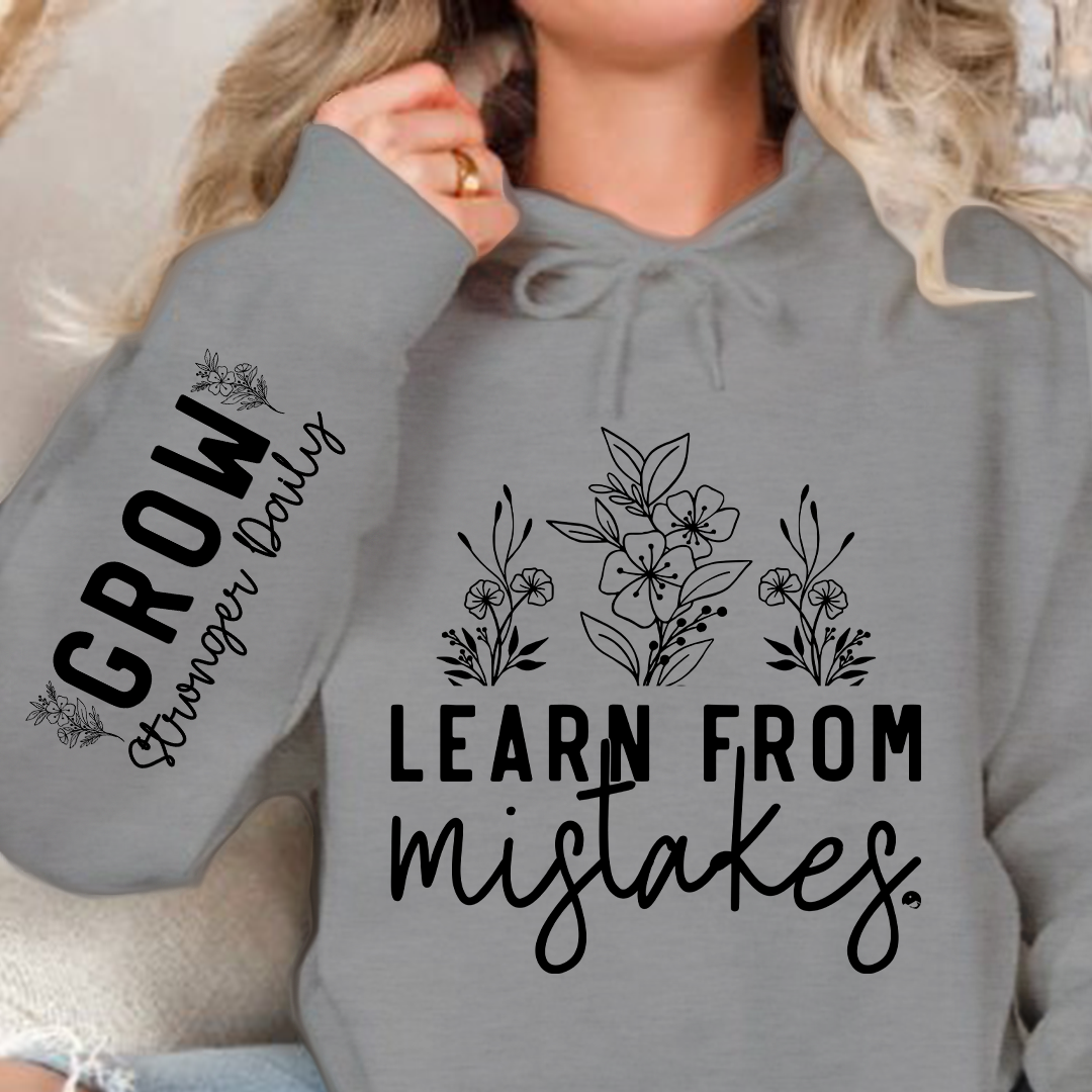 Bluza z kapturem Learn From Mistakes