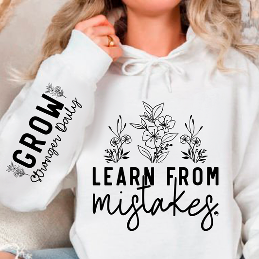Bluza z kapturem Learn From Mistakes